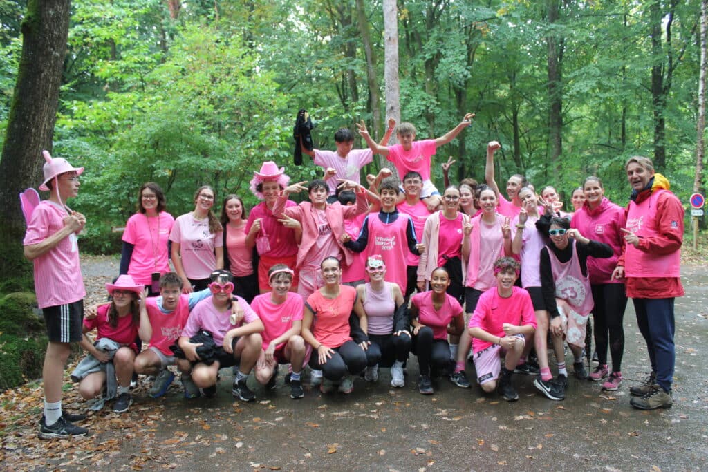 Groupe dans bois